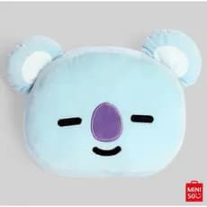 Almofada BT21 Koya 40cm Original Miniso – Pelúcia Grande e Macia para Decoração e Presente