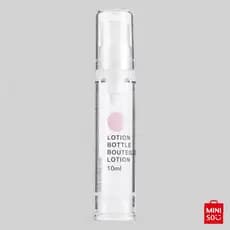 FRASCO DE PLÁSTICO PARA LOÇÃO COM TAMPA A VÁCUO PORTÁTIL PARA LEVAR EM VIAGEM 10ML