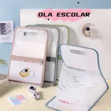 Pasta de Arquivo A4/ Organizadora de Arquivos/ Sanfonada/ Material Escolar