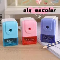 Apontador de Mesa Manual para Lapis com Manivela e Deposito Coletor