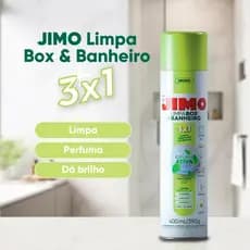 Limpa BOX Banheiro louças Spray JIMO 400ml Limpeza Profunda