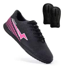 Chuteira Futsal Cronos Dynamics Adulto + Caneleira Grátis Sola Costurada Envio Rápido Top