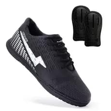 Chuteira Futsal Cronos Dynamics + Caneleira Grátis Envio Rápido Sola Costurada Conforto Top