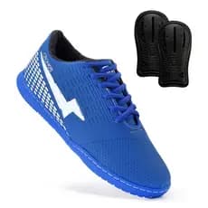Chuteira Futsal Cronos Dynamics Profissional + Caneleira Confortável Sola Costurada Antiderrapante