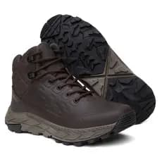 Bota Em Couro Masculina Adventure Dia a Dia Trabalho Envio Imediato