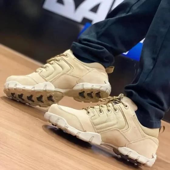 Tênis Masculino Adventure Bota Couro Nobuck Dia a Dia Conforto Estilo