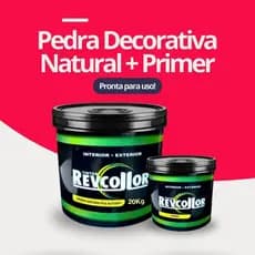 Pedra Naturais Decorativas 20kg + Primer Incluso Fácil Aplicação