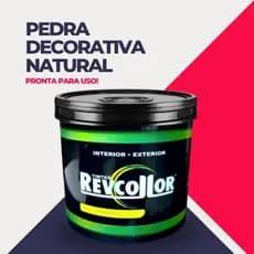 Super Revestimento  Pedra Natural Revcollor 20kg + Primer