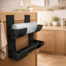 Suporte para sacos de lixo ou utensílios de Organização de Cozinha Envio Rapido