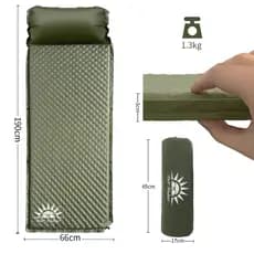 Colchão Inflável De Acampamento Com Travesseiro 190cm,recuperação automática New Hawaii