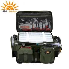 Mochila de Pesca Impermeável Bolsa de Pesca Multifuncional 45L Grande NEW HAWAII