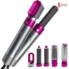 Secador + Escova 5 em 1 Alisadora Modeladora Profissional 110V Cabelo