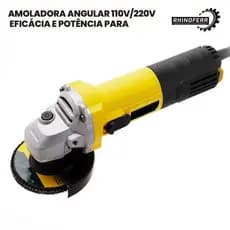 Lixadeira Esmerilhadeira Angular 115mm 900W – Potência e Precisão