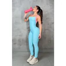 Macacão Feminino Fitness Academia BLUSINHA COLEÇÃO 2026 Empina Bumbum Roupa de Malhar