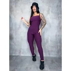 Macacão Feminino Fitness Academia BLUSINHA BROCADO Disfarça Celulite Empina Bumbum Roupa de Malhar