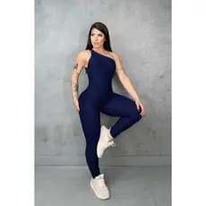Macacão Feminino Fitness Academia OMBRO Empina Bumbum Roupa de Malhar