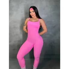 Macacão Feminino Fitness Academia BLUSINHA Empina Bumbum Roupa de Malhar