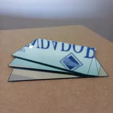 Espelho decorativo lapidado 2mm para colagem e artesanato liso 10x15cm / 15x21cm / 30x40cm / 40x55cm