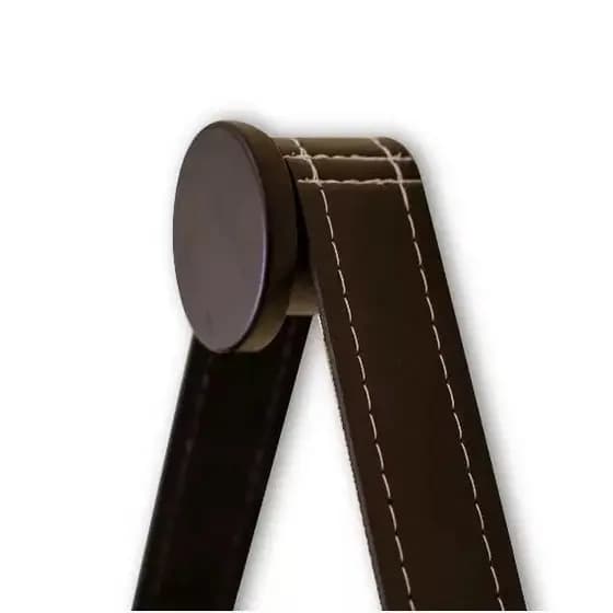 Pino Pendurador Suporte Espelho Adnet Decoração Multiuso  Alumínio Preto Fosco Bucha + Parafuso