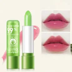 Lipstick Bálsamo Hidratante Labial Longa Duração Aloe Vera