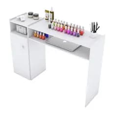Mesa Manicure 110CM Grande Profissional Salão Cabeleireiro Nail Designer