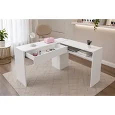 Mesa Manicure L Gaveta Nail Designer Pedicure Premium