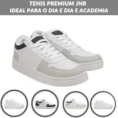Tenis Masculino Sneaker Casual Lançamento 2025 Couro Costurado