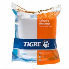Caixa De Descarga Alta Engate Flexivel Plastica Branca Tigre