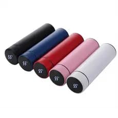 GARRAFA TÉRMICA 500ML Termômetro Digital LED AÇO INOXIDÁVEL cores sortidas