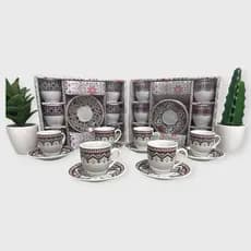 Conjunto de Xícaras com Pires - 12 peças 100 ou 150ml variados