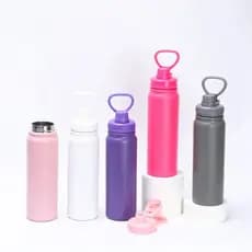 Garrafa térmica Esportiva Perolada | Premium com Design Brilhante –Mantém Bebidas Quentes e Frias