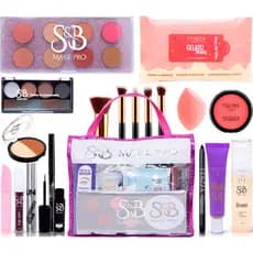 Kit de Maquiagem Completo Essencial Alta Qualidade 15 Itens