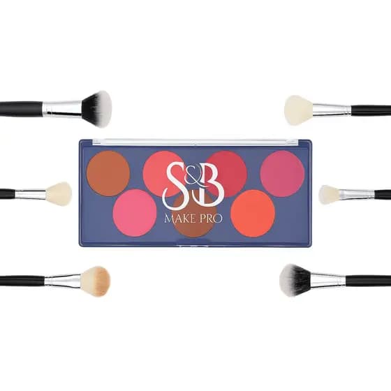 Paleta 2 em 1 S&B Make Blush e Contorno