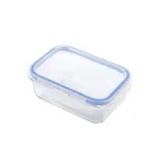 Pote Hermetico Vidro Borossilicato 640ml Tampa Silicone Vedacao Segura