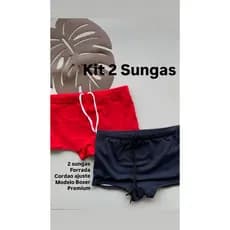 Kit C/2 Sungas Masculina forrada modelo boxer  Envio Direto da Fabrica