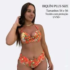 Biquini Plus Size Hot Pants Biquini Reforçado Com Sustentação