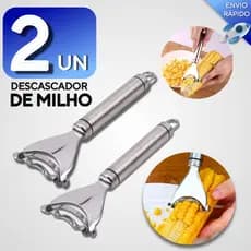 Cortador De Milho Verde Profissional 2 Peças Em Aço Inóx Para Cozinha Manual