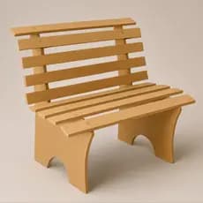 Banquinho Em Mdf Para Decoração Festa Criança 60x50x35