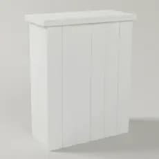 Cômoda Fake Para Decorações Desmontável Festa Aniversário Celebrações Recepção Natal MDF 9MM Branco