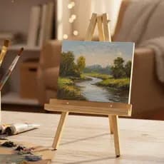 Cavalete Pintura Artístico Para Quadros Estúdio De Pintura Infantil E Criança MDF