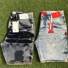 Bermudas Jeans, kit 2 Bermuda Masculina Jovem Basica 100% Algodao