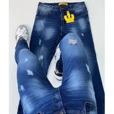Calça Jogador Skinny Masculina Denim Linha Premium Original Vem Ser Invictus
