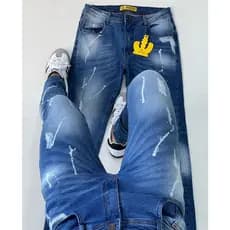 Calça Jeans Masculina Jogador Skinny Linha Premium Original Vem Ser Exclusivo Vem Ser Invictus Jeans