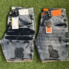 Bermudas Jeans, kit 2 Bermuda Masculina Jovem Basica 100% Algodao Luxo e Qualidade.