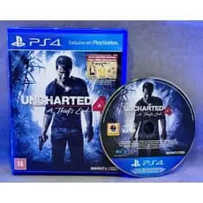 Uncharted 4 PS4 mídia física Impecável