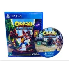Crash N Sane Trilogy PS4 mídia física Impecável