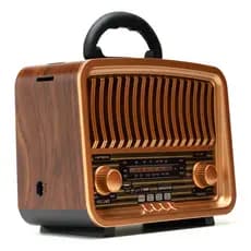 Rádio Am Fm Retrô Portátil Bluetooth Recarregável KA-3193 KAPBOM
