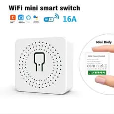Módulo Interruptor Inteligente Tuya WiFi, Suporta Controle 1 canal, 100-240V, Funciona com Alexa, Google Home REAL LIFE