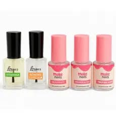 kit 4 Preparadores Make Nails  Primer Ácido + Primer Não Ácido + Regulador De PH Desidrat + Amolecedor de culticula