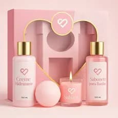 Kit Presente Spa Feminino de Natal com Aromaterapia Artesanal para Banho — Ideal para Presente de Natal e Aniversário